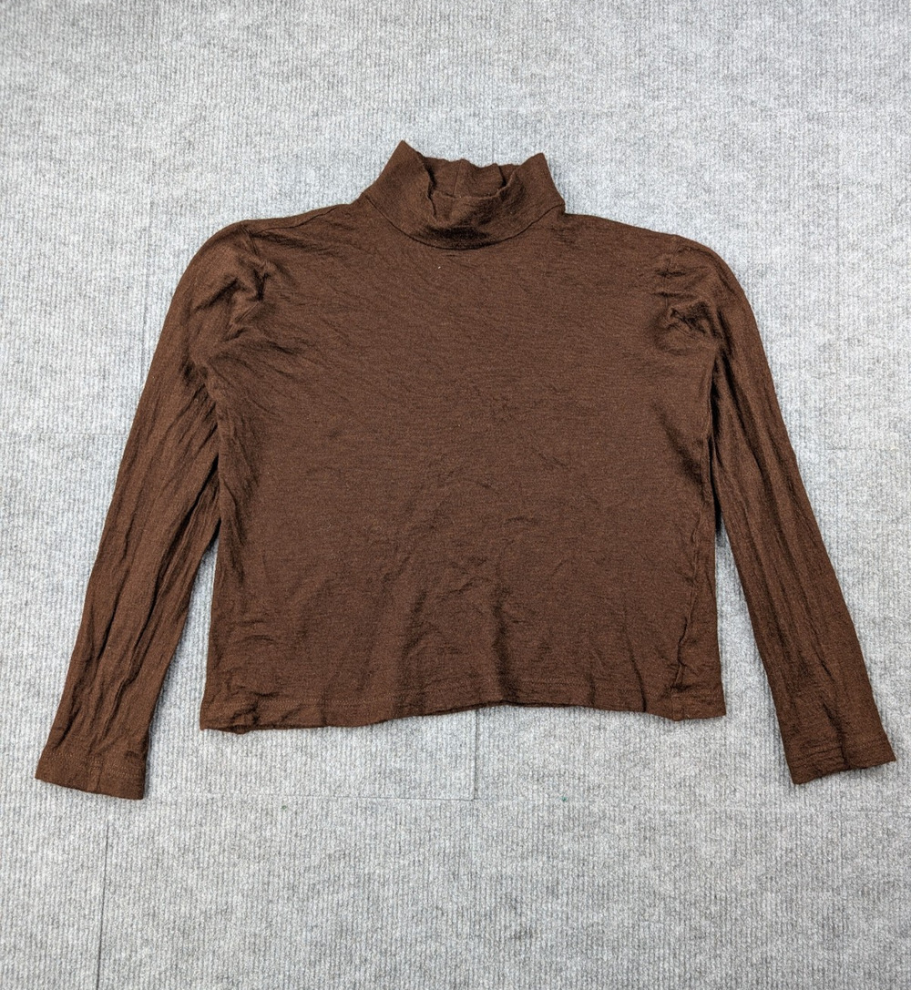 Akris Sweater Womens 8 Cashmere Mulberry Silk Lightweight Quiet Luxury Designer